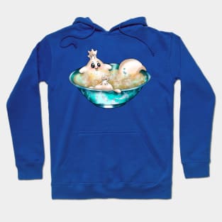 Dumplings relaxing in a soup spa Hoodie